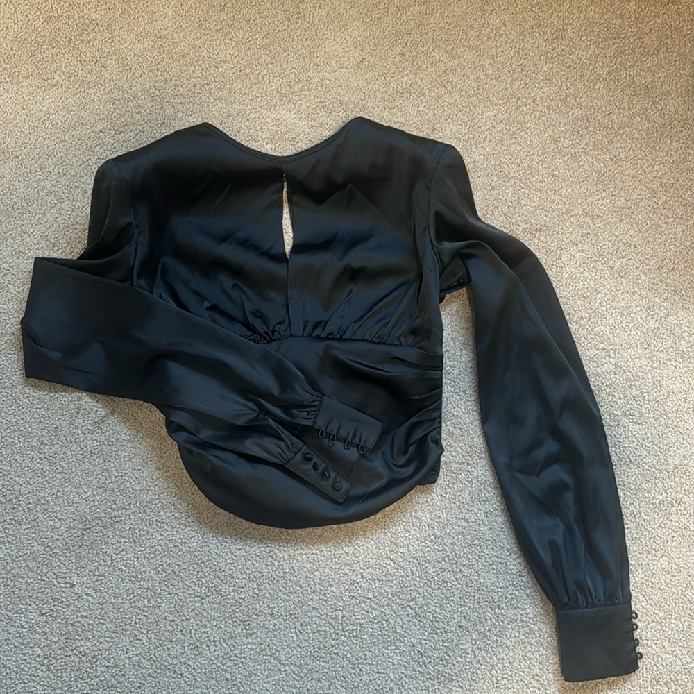 House of CB Black Blouse